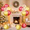 Happy Anniversary Balloons 18Pcs Red Gold Anniversary Party Decorations for Women Men Red Gold 12Inch Metallic Confetti Anniversary Balloons for Indoor Outdoor Party Supplies